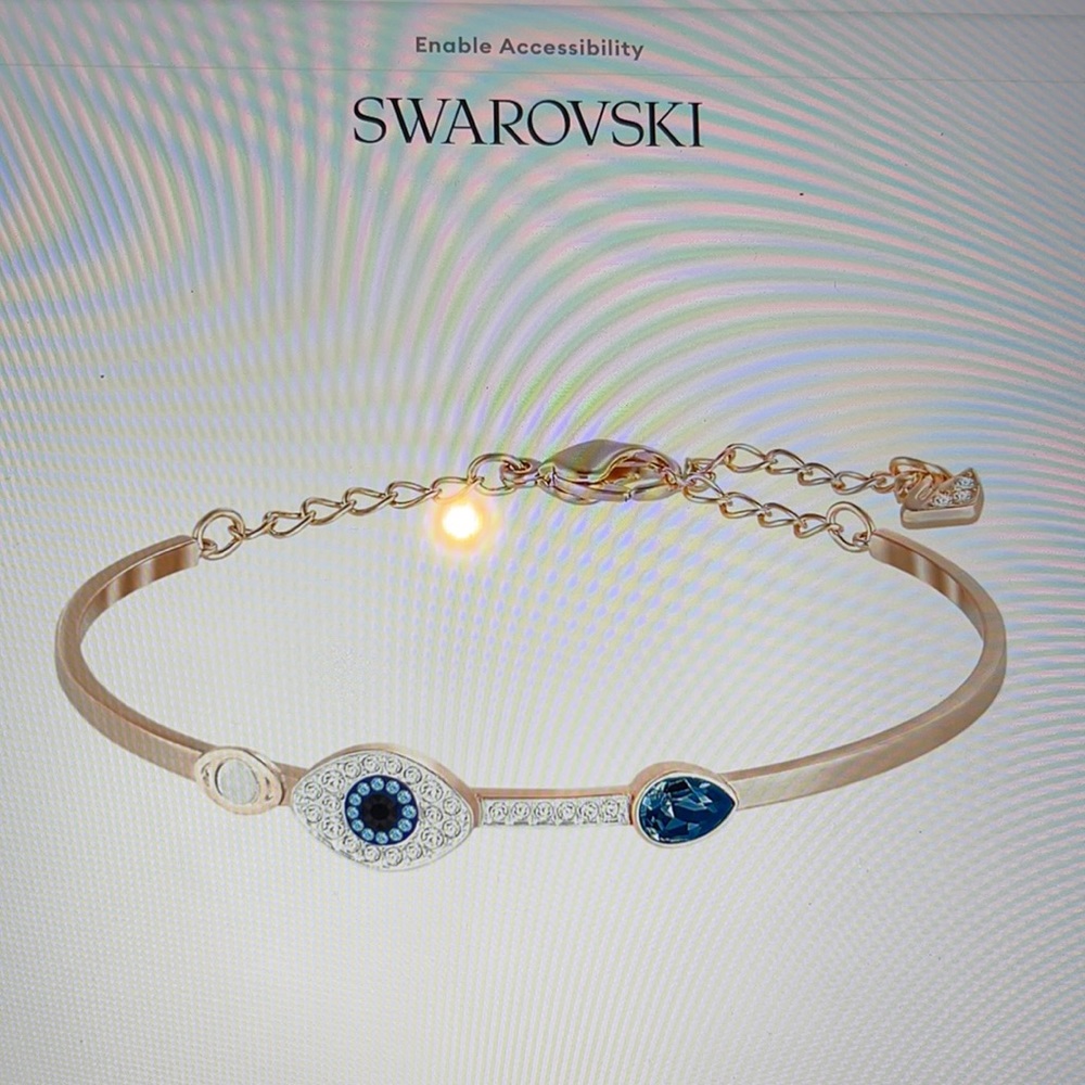 Swarovski Symbolic Bangle evil eye